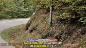 Renault Clio 2 RS - Baptiste VOILLAUME - RALLY - 2016 - Centre Alsace + Vincent TOUSSAINT