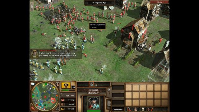 age of empire 3 game play (Russia Attack france,uk and japan very very dangerous war) смотреть онлайн