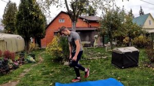 Силовая лыжников с гирей