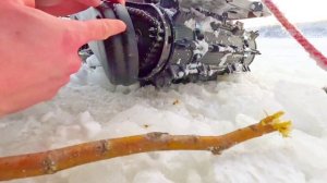 Мотосноуборд сломался в первый выезд! Новый мотосноуборд заклинил! #мотосноуборд #зима #заклинил