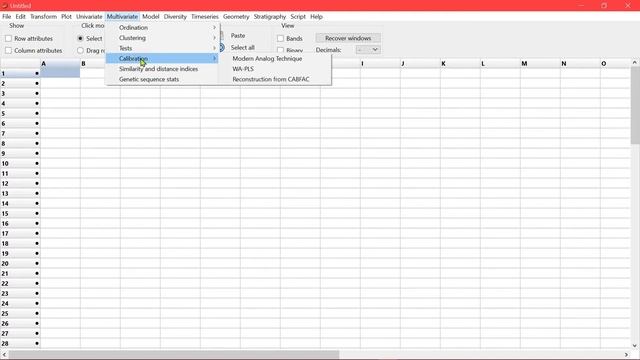 PAST Lesson 1: How to start using PAleontological STatistics and use the descriptive statistics смотреть онлайн
