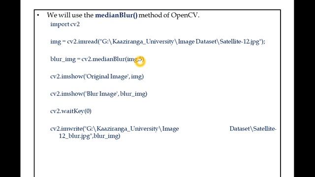 #Median Blur|How to Make An Image Blur|Practical Image Processing Using Open Cv Python|Lecture#6