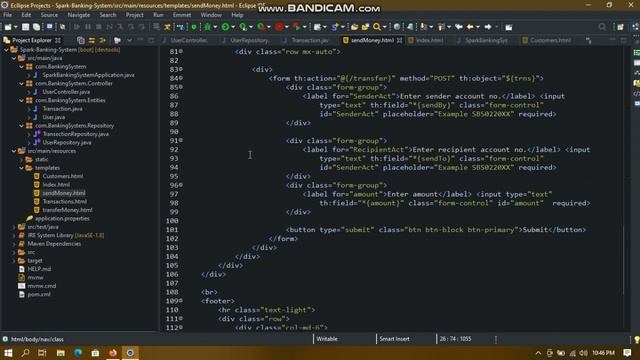 Task1|| Basic Bank System || java spring boot ||GRIPJAN22@SPARKS смотреть онлайн