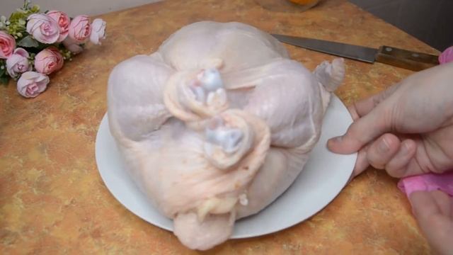 Сочная КУРИЦА с мандаринами в духовке  !