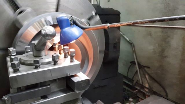 Токарная обработка ходового колеса для козлового крана ККС-10, КК-12,5 смотреть онлайн