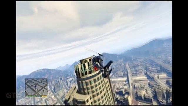 GTA5 как попасть на крышу Maze Tower to get the top of Maze Tower смотреть онлайн