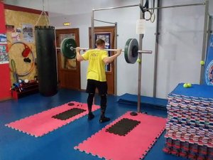 Саша. Швунг+оверхэд+рывковый уход 60кг.