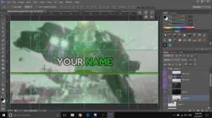 [2D] Free YouTube Banner Template (Photoshop - CS6)