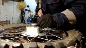Ирбис ТТР250 замена сайлентблоков задней звезды, пару нюансов