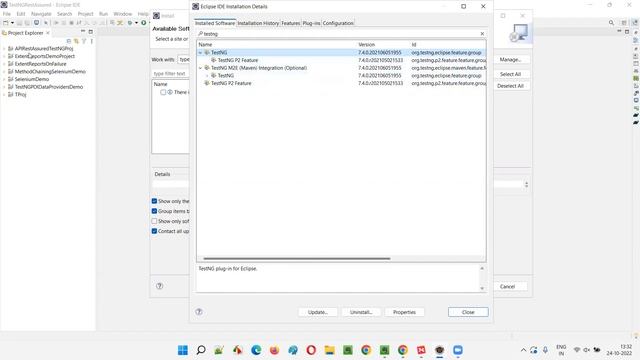Uninstalling TestNG from Eclipse IDE (TestNG - Part 73)