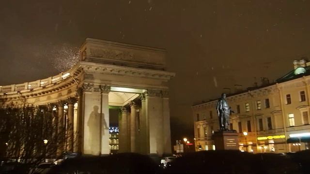 Санкт-Петербург 2.02.16г. непогода завораживает...(видео ПИБ) смотреть онлайн