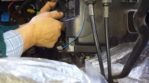 Замена радиатора печки  отопителя салона Fiat Skudo Фиат Скудо Expert, Jumpy 1999 год