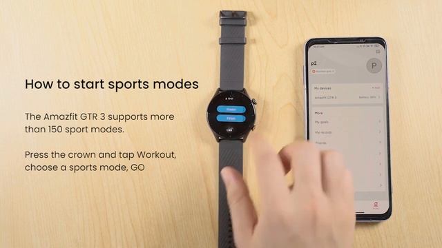 Amazfit GTR 3 Operation Instructions смотреть онлайн