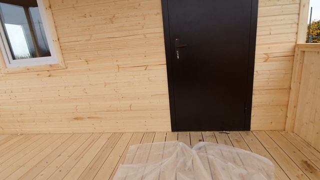 Дачный домик 5х5м с террасой от компании Лесное раздолье Омск