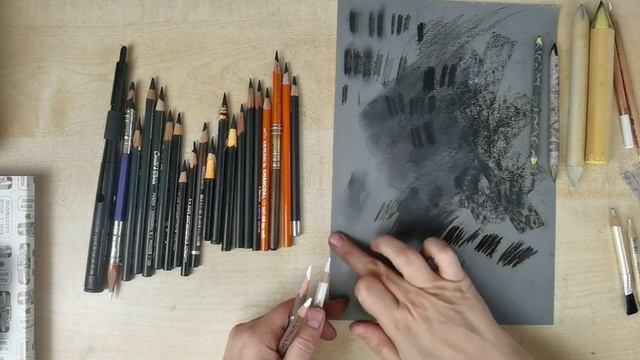 Техники рисования углем