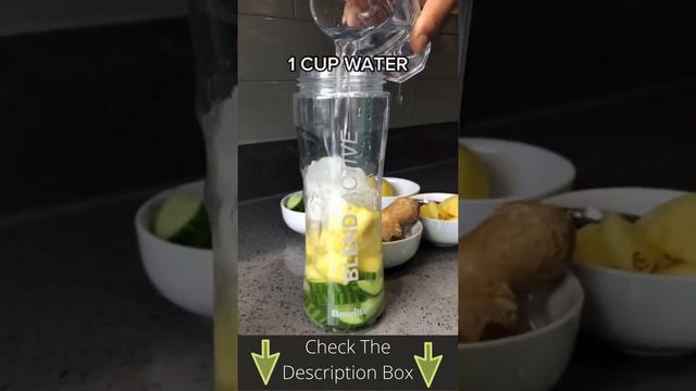Morning WEIGHT LOSS Drink #shorts🥒🍋🍍 #ginger #lemon #cucumber #pineapple #smoothie #healthy смотреть онлайн
