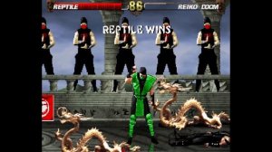 Mortal Kombat II™ Blood Storm®: Hormonaurus RESURRECTION!!!  REPTILE MK2