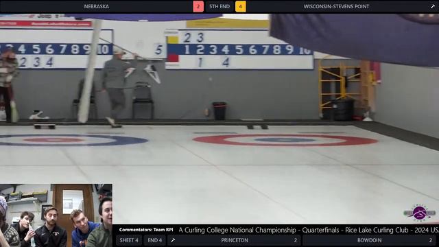 2024 USA Curling College National Championship - Championship Quarterfinal смотреть онлайн