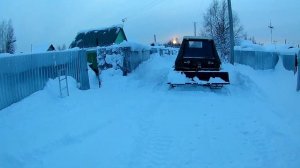 Гусеничный вездеход Хома. Катаемся и чистим