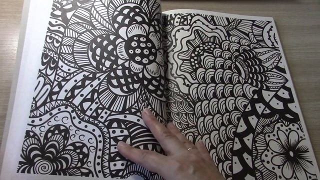ОБЗОР РАСКРАСКИ ЧУДЕСНЫЕ ЦВЕТЫ /КРЕАТИВНАЯ КНИГА-РАСКРАСКА/ПОЛИСТАЕМ ВМЕСТЕ