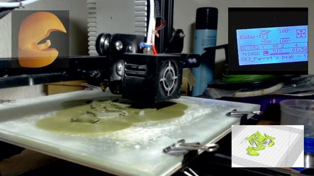 ?▶️Вешалка Клюв птицы  на #3dпринтер #3dпечать #3дпечать #3dprinter