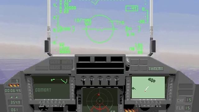 [PC DOS] TFX - Tactical Fighter Experiment - Gameplay смотреть онлайн