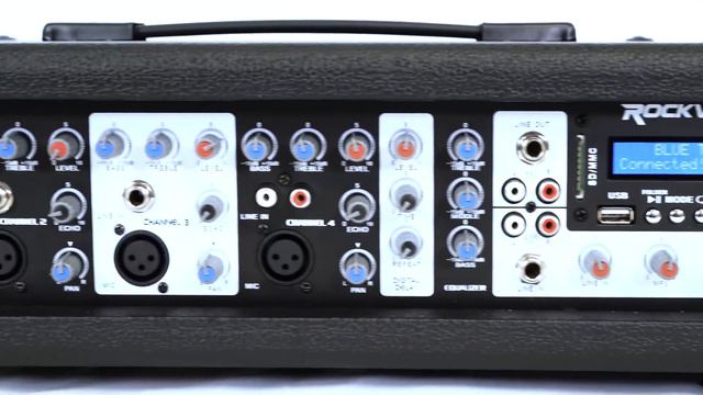 The Rockville RPM48S 500w Powered 4 Channel Mixer/Stereo Amplifier w Bluetooth/EQ (FULL DEMO) смотреть онлайн
