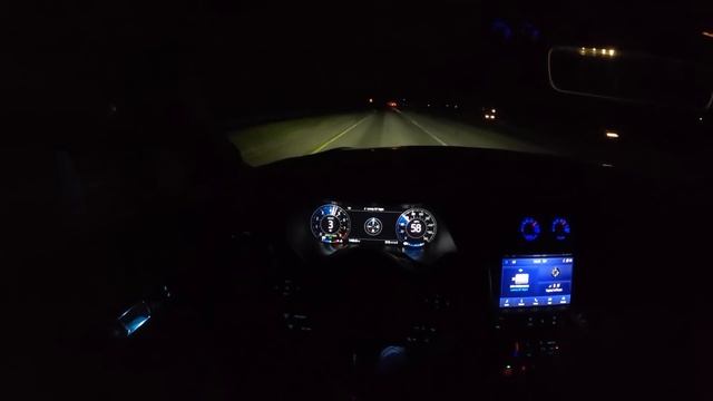 2022 Ford Mustang Mach 1 (6MT) - POV Night Drive (Binaural Audio) смотреть онлайн