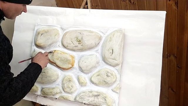 Покраска декора под камень 2 варианта , что-то получилось . смотреть онлайн