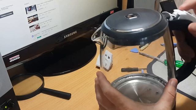 Разборка чайника Redmond и чистка смотреть онлайн