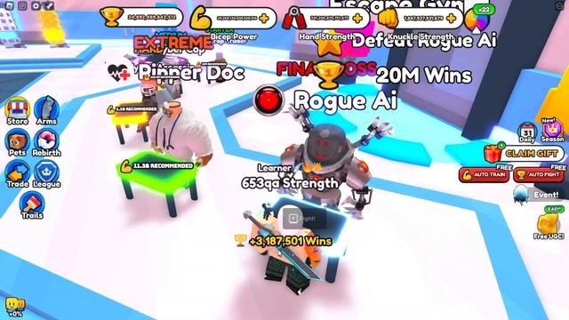 ?КАК БЕСПЛАТНО ПОЛУЧИТЬ ЛИМИТКУ В ARM WRESTLE SIMULATOR?! РОБЛОКС АРМРЕСЛИНГ!ОБНОВЛЕНИЕ! ROBLOX! смотреть онлайн