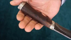 Нож Волк-1 (дамасская сталь - ручная ковка)
