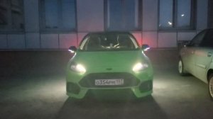 Поворотники и подсветка с Али в зеркала Форд Фокус 3 - тест. Очень красиво.