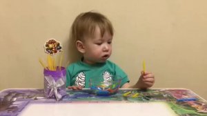 Учим ребёнка нанизывать! Развитие мелкой моторики 1+