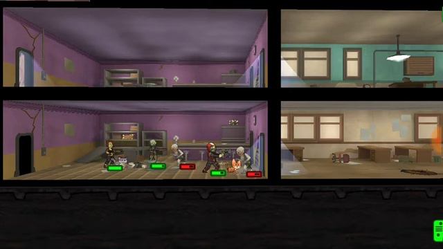 Новые враги. Прокачка жителей! Помогаем поселенцу. Fallout Shelter [4]