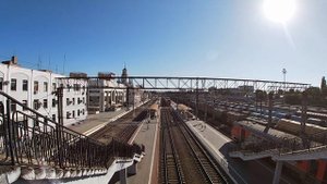 Утро на станции Краснодар-1. 4 часа за 4 минуты