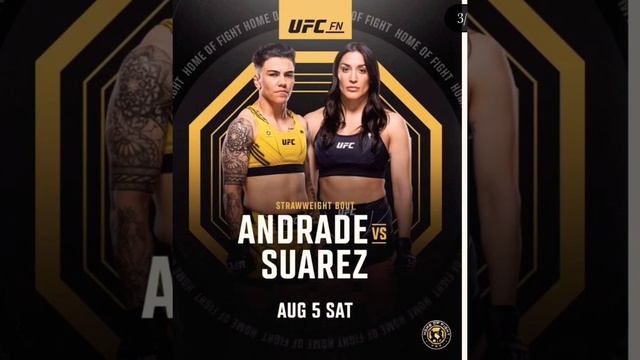 Andrade VS Tatiana Suarez #ufc #mmaufc #mmatv #combatsport #mma #mmaworld