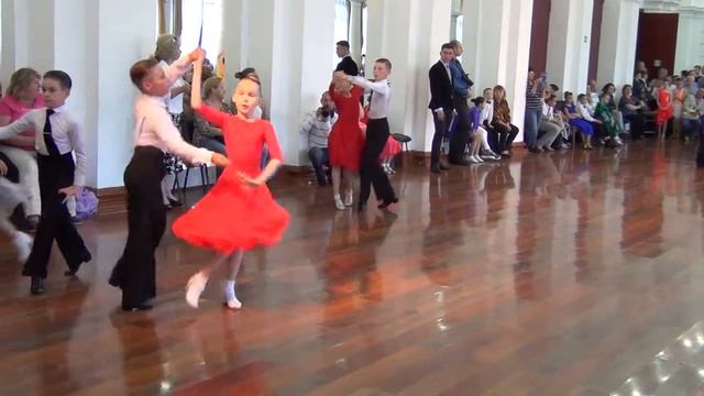 Самба Дети 2, Сокращенное двоеборье 8 танцев Открытый класс смотреть онлайн