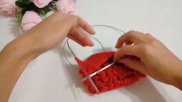Новогодние ДЕТСКИЕ носочки на двух спицах!