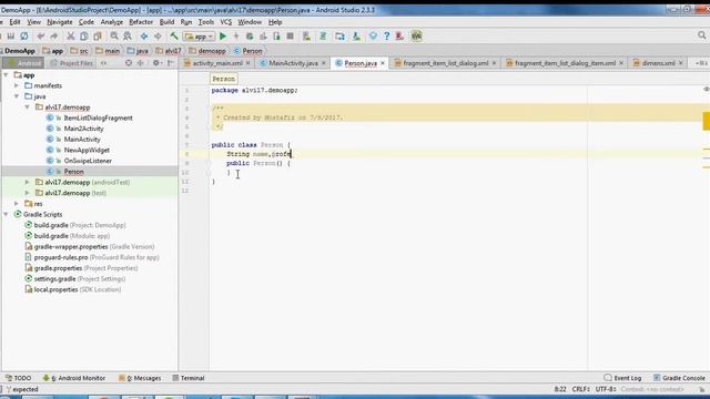 How to generate getter setter in Android Studio in Windows смотреть онлайн