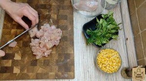 Куриный суп с кукурузой! Лёгкий и питательный!