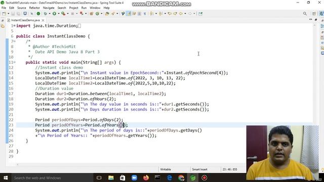 Period and Duration classes in Java 8 | Date Time API