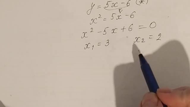 538 Никольский 8/Решение систем уравнений 2-й степени способом подстановки