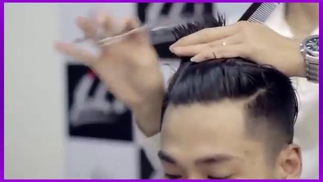 Messy Pompadour - how to cut a pompadour haircut - Mens Hair Tutorial & Hairstyle