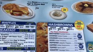 ЖИЗНЬ В США  ЗАВТРАК В ВАФЕЛЬ ХАУС. ЧТО ЕДЯТ В АМЕРИКЕ