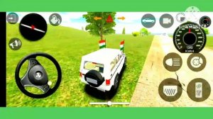 dollar song shidhu moosewala real indian new model white bolero offroad villagedriving Gameplayvide