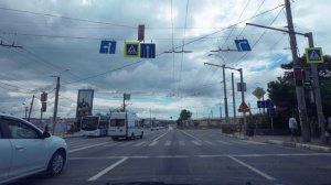 Дорога из Севастополя в Балаклаву от школы номер 4 имени А. Н. Кесаева рядом с улицей Маршала Гелова