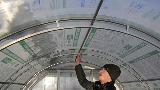 Обзор теплицы с двойными дугами смотреть онлайн