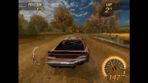 FlatOut 2 gameplay on GMA 3600