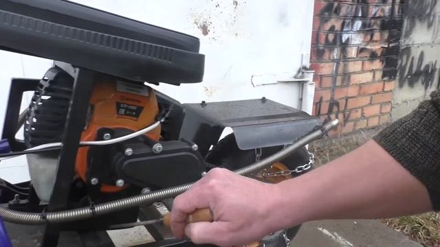 Детский снегоход с двигателем от бензотриммера смотреть онлайн